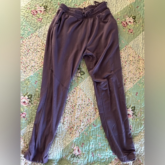 Lot 3 Pr Sweatpants H&M Forever 21 Small Medium Grey Purple Blue - Picture 8 of 12